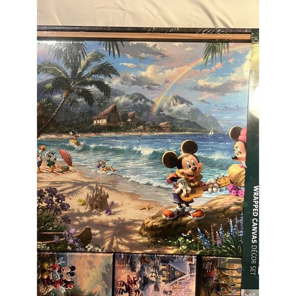 Disney Mickey and Minnie 5-in-1- Gallery Wrapped Canvas Set - Picture 2 of 6